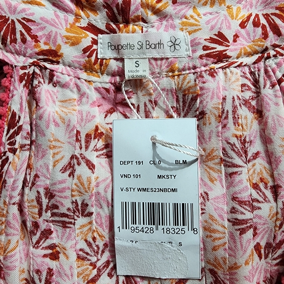 Poupette St Barth Minidress Cover-up Sz S NWT - Picture 10 of 14